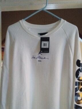 Nwt Jordan 11 Concord White Crew neck Xxl Sweatshirt Brand New Need Gone🔥🔥🔥🔥
